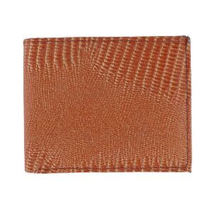 CTM Men's Lizard Print Bifold Wallet